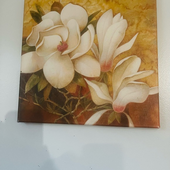 Floral canvas painting prints 8x8 - Picture 2 of 2
